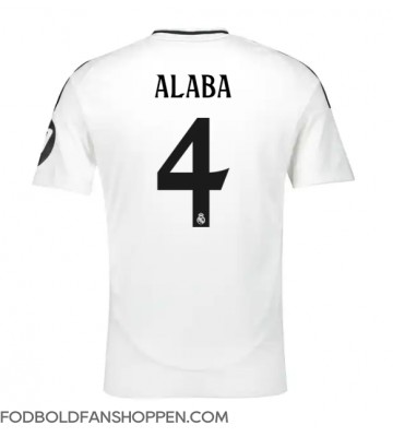 Real Madrid David Alaba #4 Hjemmebanetrøje 2024-25 Kortærmet
